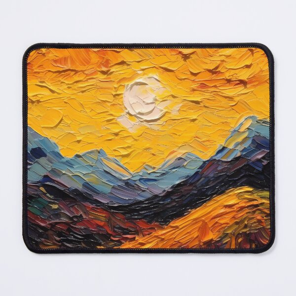 Item preview, Mountain artistic sense texture impasto brush strokes abstract decorative painting 18 designed and sold by UnaWu533.