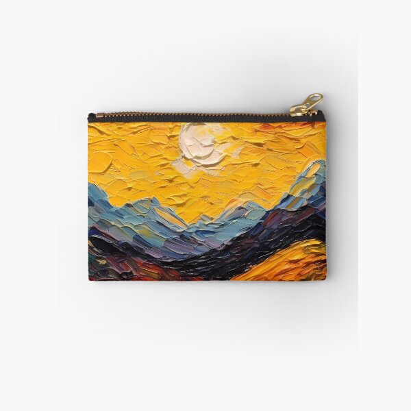 Item preview, Mountain artistic sense texture impasto brush strokes abstract decorative painting 18 designed and sold by UnaWu533.