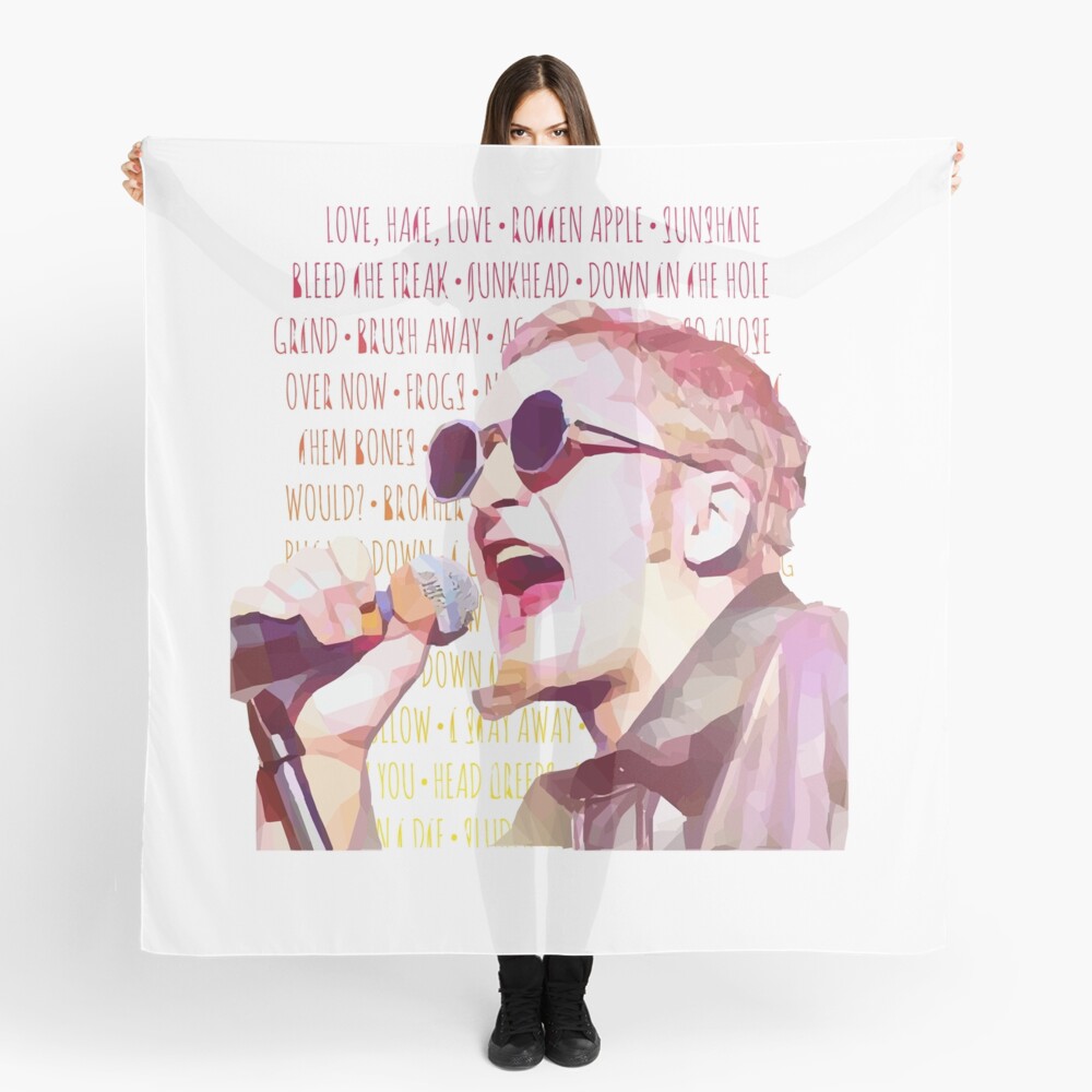 Layne Staley Scarf By Vmaki Redbubble