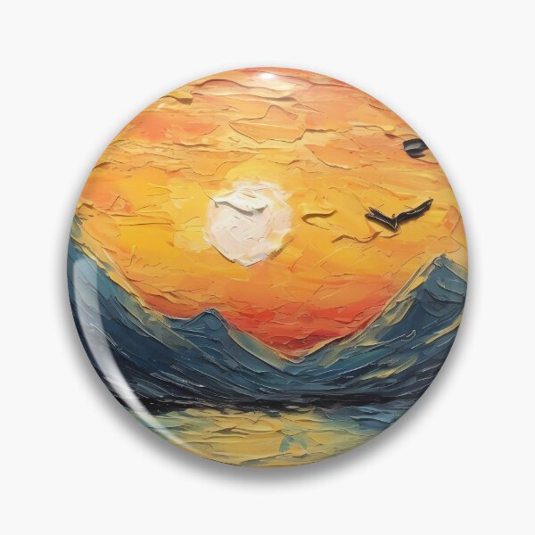 Item preview, Mountain artistic sense texture impasto brush strokes abstract decorative painting 19 designed and sold by UnaWu533.