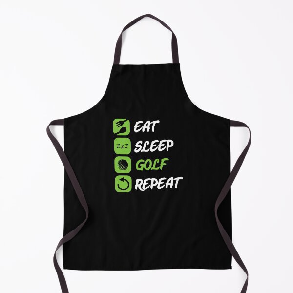 Item preview, Eat Sleep Golf Repeat Golfing Golfer Golf Ball designed and sold by Pubi.