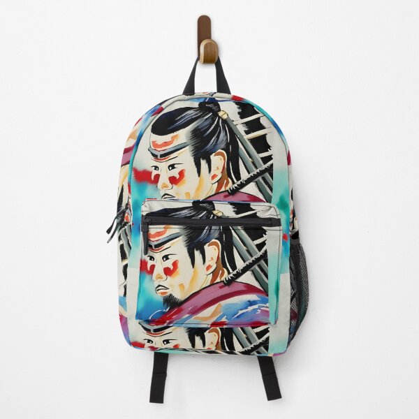 Item preview, Samurai Watercolour Portrait designed and sold by Ameiva-Apparel.