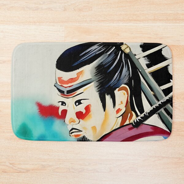 Item preview, Samurai Watercolour Portrait designed and sold by Ameiva-Apparel.