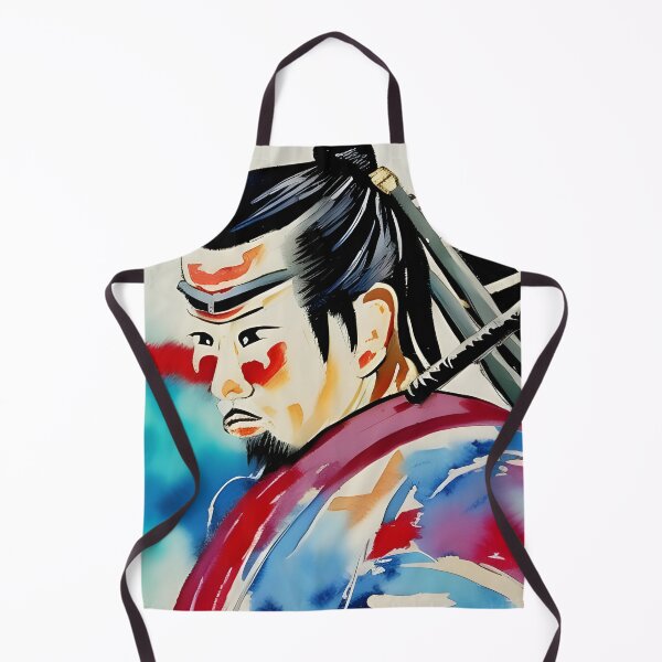 Item preview, Samurai Acuarela Retrato designed and sold by Ameiva-Apparel.