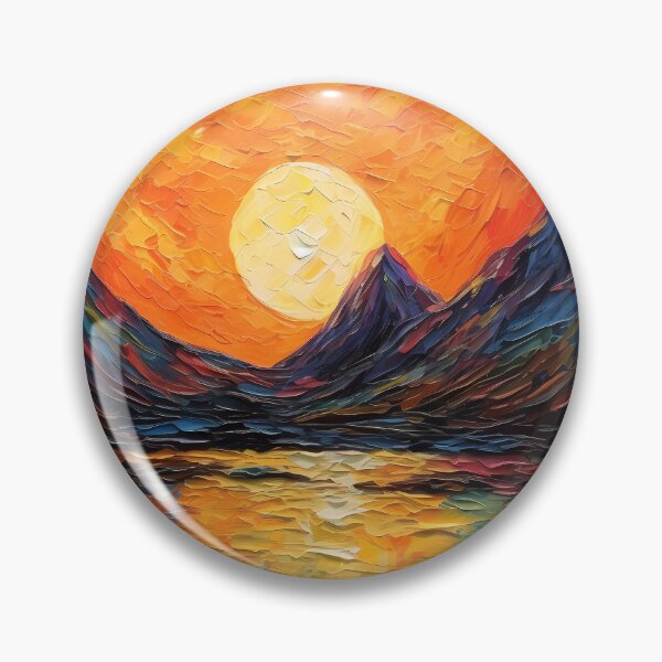Item preview, Mountain artistic sense texture impasto brush strokes abstract decorative painting 22 designed and sold by UnaWu533.