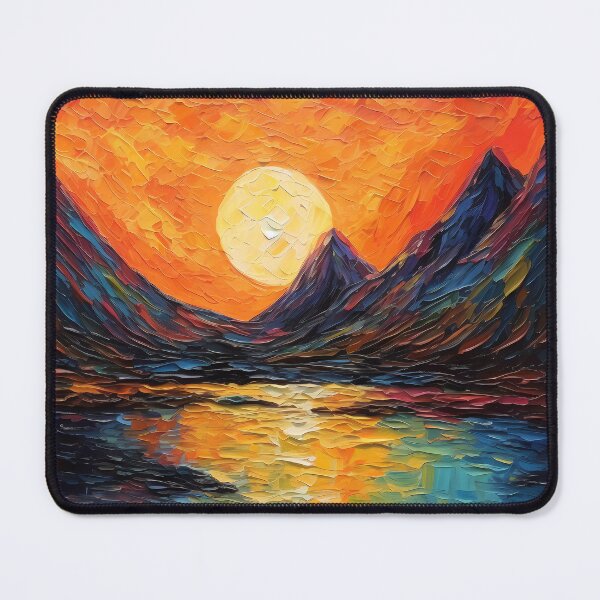 Item preview, Mountain artistic sense texture impasto brush strokes abstract decorative painting 22 designed and sold by UnaWu533.