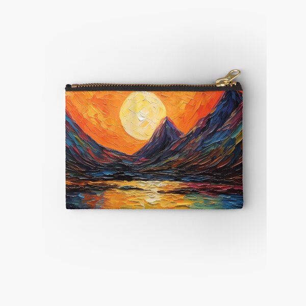 Item preview, Mountain artistic sense texture impasto brush strokes abstract decorative painting 22 designed and sold by UnaWu533.