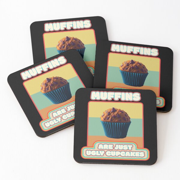 Item preview, Muffins Are Just Ugly Cupcakes Blueberry Muffin Funny Baking Quote Ver6 designed and sold by thecatcouch.