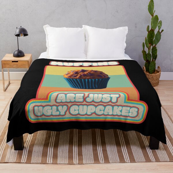 Item preview, Muffins Are Just Ugly Cupcakes Blueberry Muffin Funny Baking Quote Ver6 designed and sold by thecatcouch.