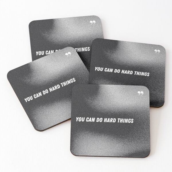 Item preview, You Can Do Hard Things designed and sold by StickerSparkle.