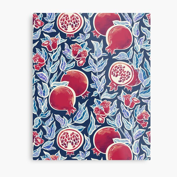 Pomegranates Metal Print