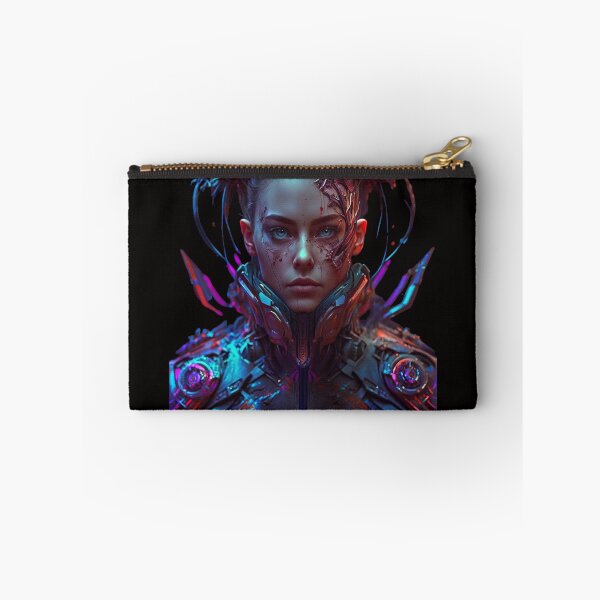 Item preview, Futuristic Neon portrait of a Cyborg designed and sold by iDezine GD.