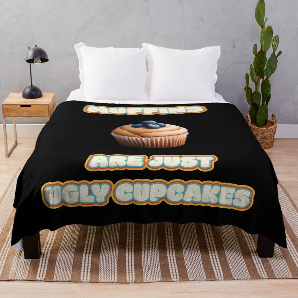 Item preview, Muffins Are Just Ugly Cupcakes Blueberry Muffin Funny Baking Quote Ver7 designed and sold by thecatcouch.