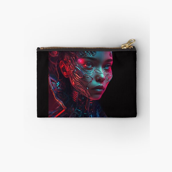 Item preview, Futuristic Neon portrait of a Cyborg designed and sold by iDezine GD.