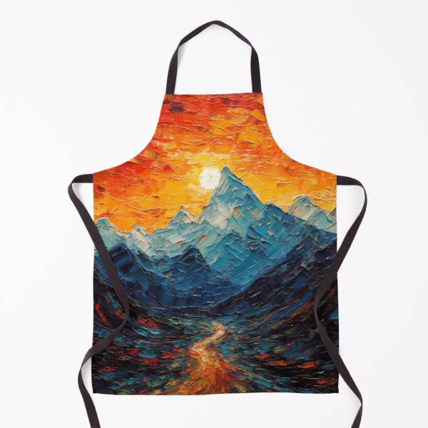 Item preview, Mountain artistic sense texture impasto brush strokes abstract decorative painting 23 designed and sold by UnaWu533.