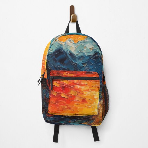 Item preview, Mountain artistic sense texture impasto brush strokes abstract decorative painting 23 designed and sold by UnaWu533.