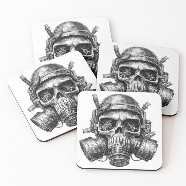 Item preview, Apocalyptic Skull and Crossbones designed and sold by urbannft.