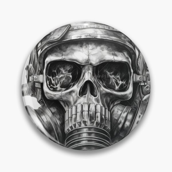 Item preview, Apocalyptic Skull and Crossbones designed and sold by urbannft.