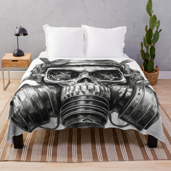 Item preview, Apocalyptic Skull and Crossbones designed and sold by urbannft.