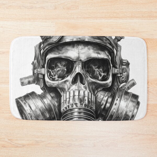 Item preview, Apocalyptic Skull and Crossbones designed and sold by urbannft.