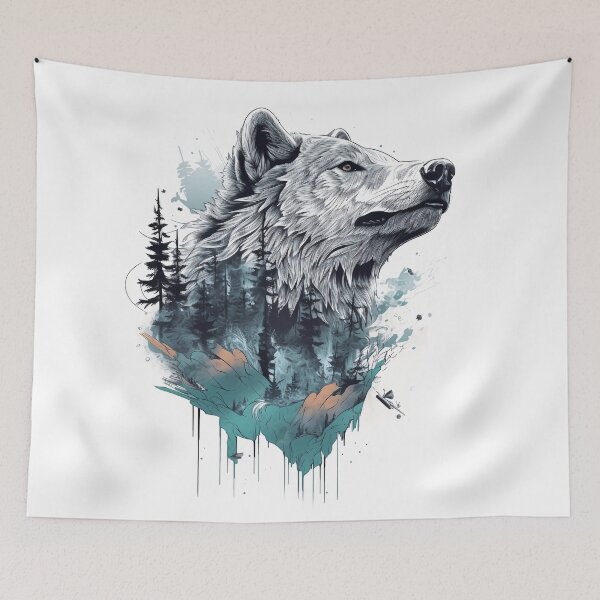 Item preview, Colorful fantasy collage with animal - Different logo size, position? Email me -  designed and sold by Picture-Art.