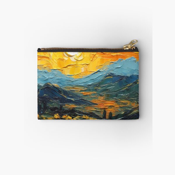 Item preview, Mountain artistic sense texture impasto brush strokes abstract decorative painting 24 designed and sold by UnaWu533.