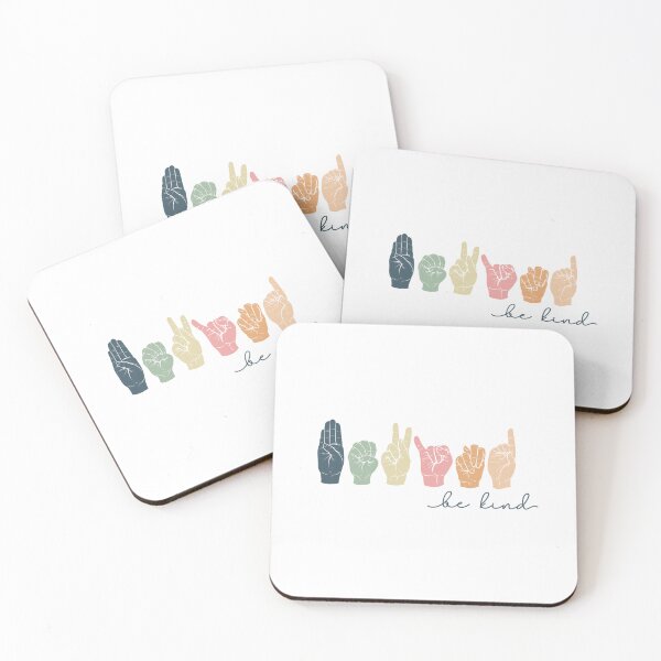 Item preview, Be Kind in Sign Language - Colour designed and sold by LovefromJ.