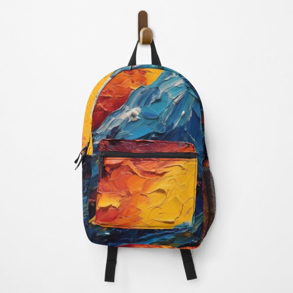 Item preview, Mountain artistic sense texture impasto brush strokes abstract decorative painting 25 designed and sold by UnaWu533.