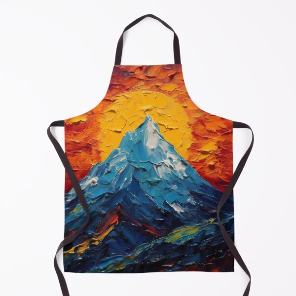 Item preview, Mountain artistic sense texture impasto brush strokes abstract decorative painting 25 designed and sold by UnaWu533.