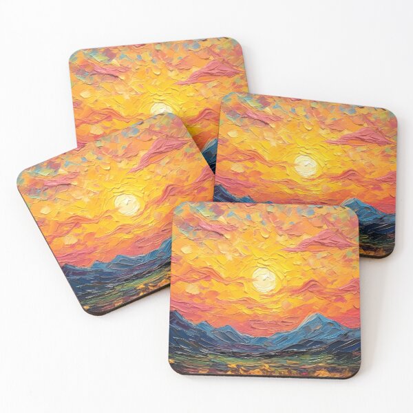 Item preview, Mountain artistic sense texture impasto brush strokes abstract decorative painting 26 designed and sold by UnaWu533.