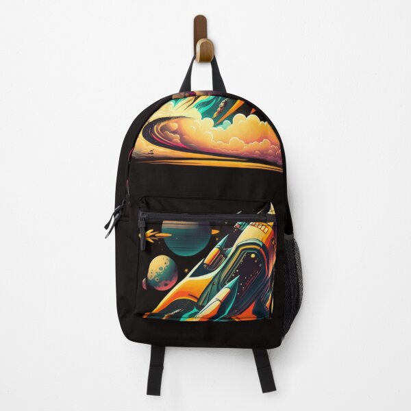 Artikelvorschau, Futuristic Rocket Ship Flying through Space entworfen und verkauft von iDezine GD.