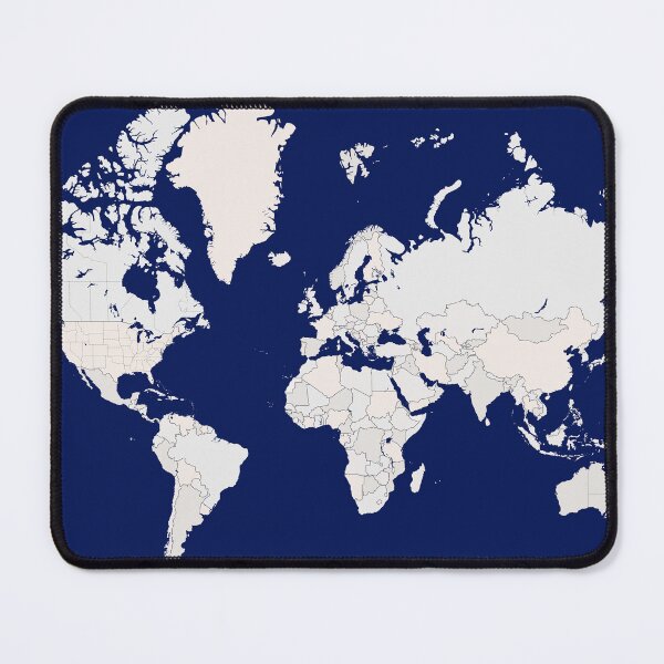 Item preview, World map "Gavin" designed and sold by blursbyai.