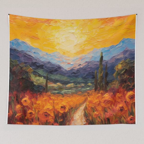 Item preview, Mountain artistic sense texture impasto brush strokes abstract decorative painting 27 designed and sold by UnaWu533.