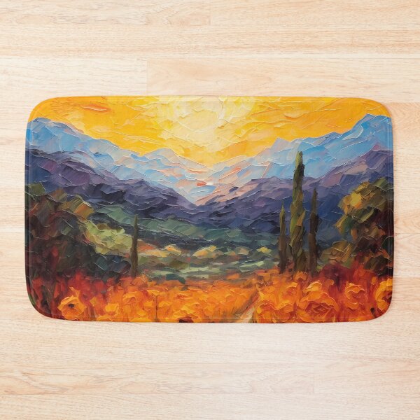 Item preview, Mountain artistic sense texture impasto brush strokes abstract decorative painting 27 designed and sold by UnaWu533.