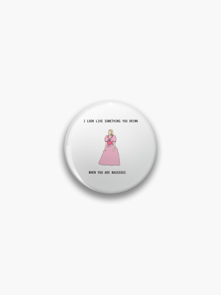 RACHEL GREEN PINK DRESS" Pin by howyoudrawin | Redbubble