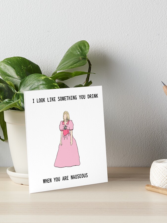 RACHEL GREEN PINK DRESS" Art Board Print by howyoudrawin | Redbubble RACHEL GREEN PINK DRESS" Art Board Print by howyoudrawin | Redbubble