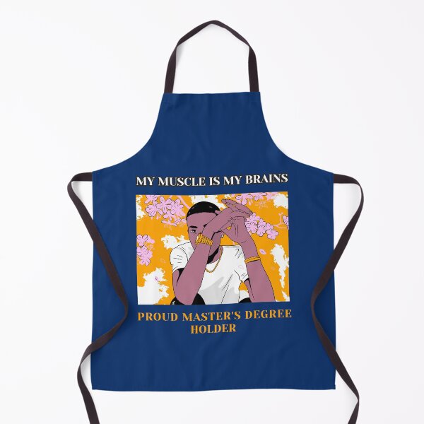 Item preview, My Muscle Is My Brains: Proud Black Master’s Degree Holder designed and sold by Winter--Flowers.