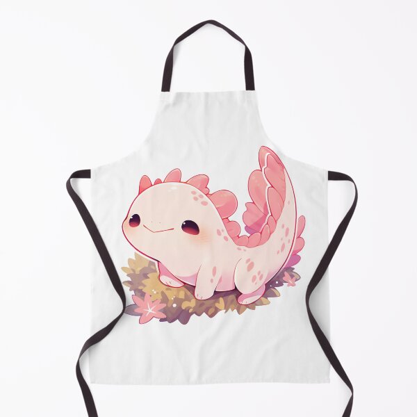 Item preview, Cute Kawaii Drawn Axolotl designed and sold by CozyKawaiiArt.