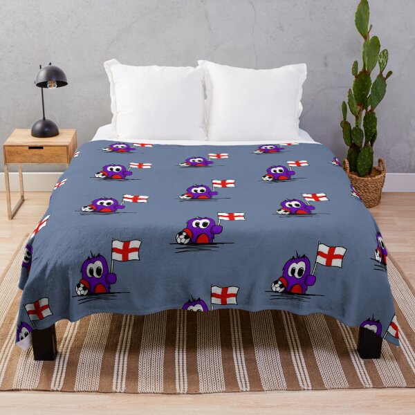 Item preview, England Football - Bert Funny Purple Cartoon Illustration designed and sold by Yeomans Cartoons.