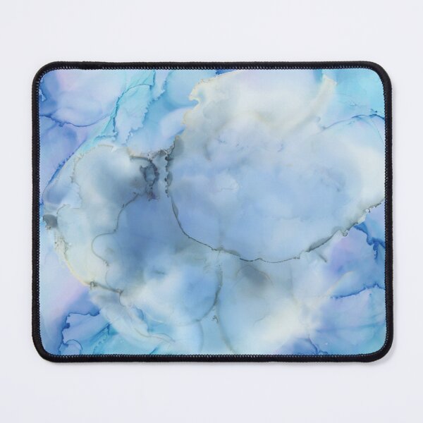 Item preview, Watercolor blue marble pattern designed and sold by DorisPetiole.