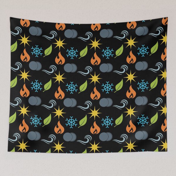 Item preview, Colorful RPG Elements Pattern designed and sold by pixeptional.