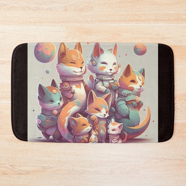 Item preview, Group of Cute Space Fox designed and sold by iDezine GD.