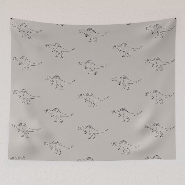 Item preview, Happy spinosaurus, cute dinosaur designed and sold by LilDinoBoy.