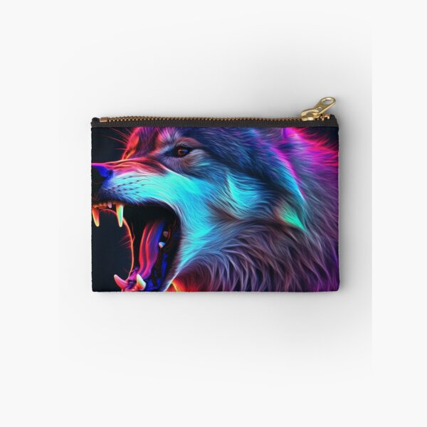 Item preview,  Neon Wolf Futuristic Angry and Fierce designed and sold by BrandonArtWorld.