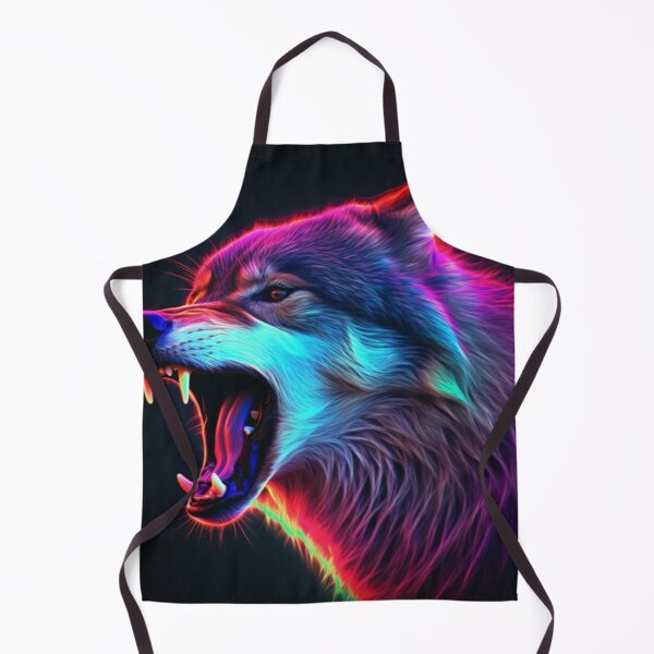 Item preview,  Neon Wolf Futuristic Angry and Fierce designed and sold by BrandonArtWorld.