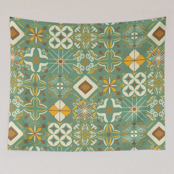 Item preview, Portugueses Tiles - Green designed and sold by susycosta.