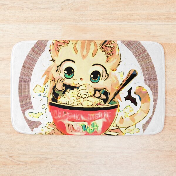 Item preview, Kawaii Vintage Style Japenese Ramen Cat designed and sold by Dodern.