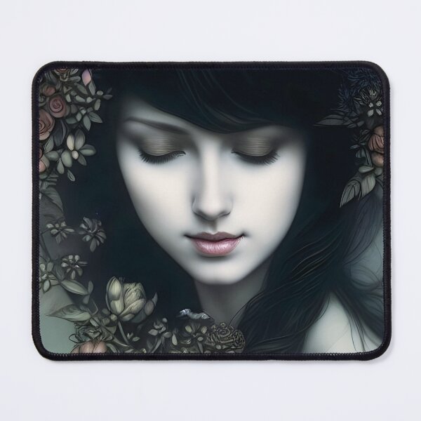 Item preview, Floral Somberness: A Dark and Enchanting Portrait of Beauty and Mystery designed and sold by stine1.