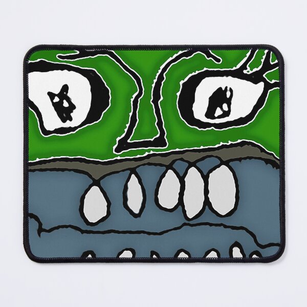 Item preview, Angry Cartoon Monster Closeup Illustration designed and sold by DFLC Prints.