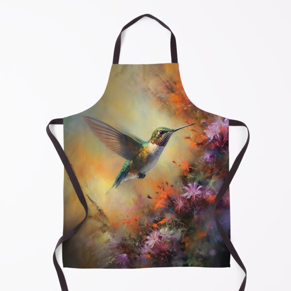 Item preview, Hummingbird in the garden designed and sold by Red Witch Art.
